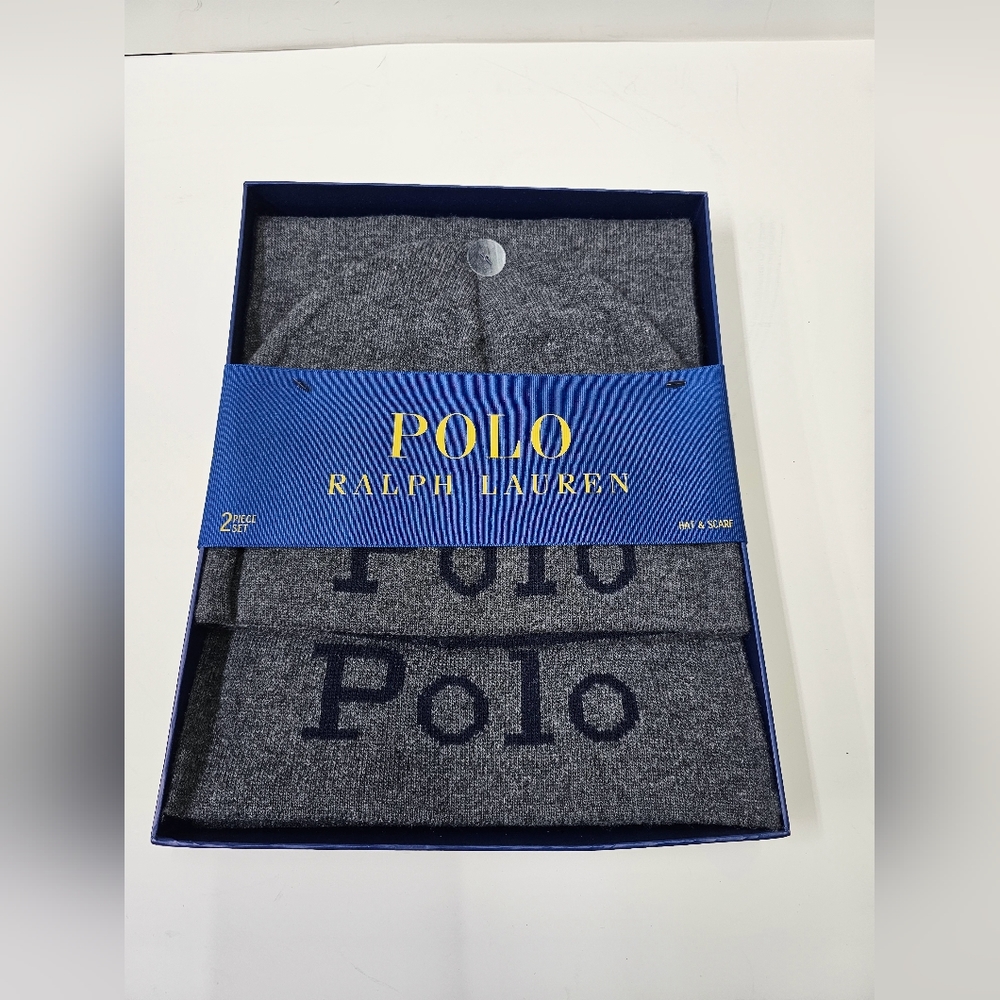 NWT POLO RALPH LAUREN HAT & SCARF
